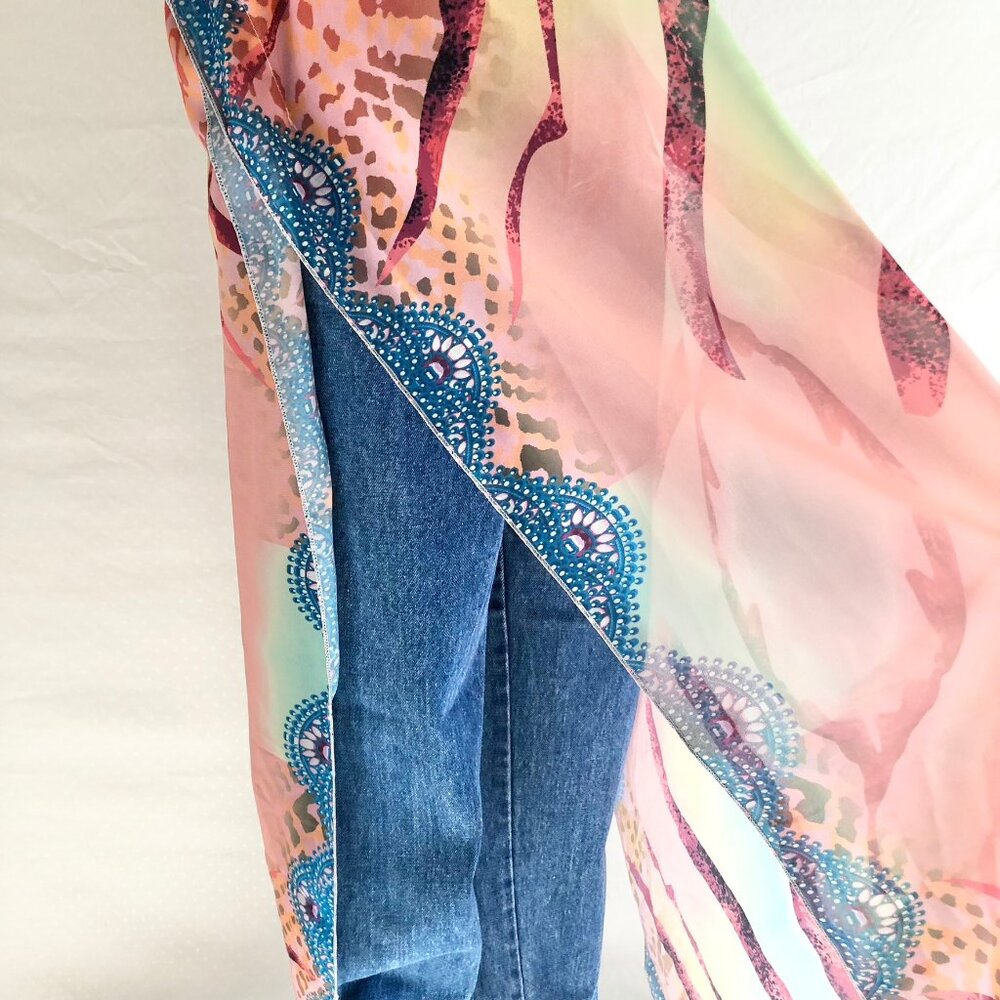 Chiffon Beach Cover Up Maxi Dress - Picture 7 of 8